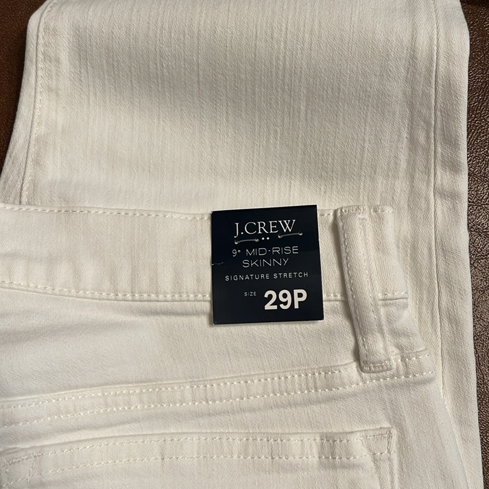 J Crew White Jeans - Picture 10 of 11